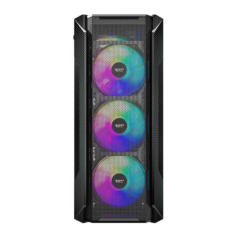 Gabinete Gamer Aigo DarkFlash Leo, Mid-Tower, Lateral de Vidro, Preto, Aigo-DarkFlash-Leo - miniatura 5