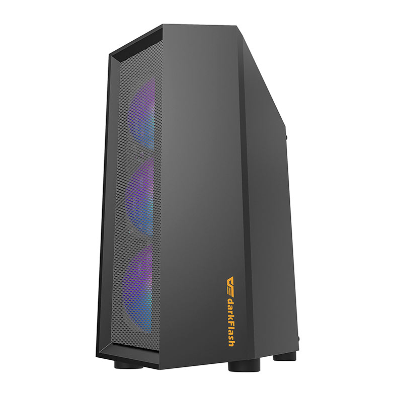 Gabinete Gamer Aigo DarkFlash Melody, Mesh, Mid-Tower, Lateral de Acrilico, Preto, Aigo-DarkFlash-Melody-Preto - miniatura 2