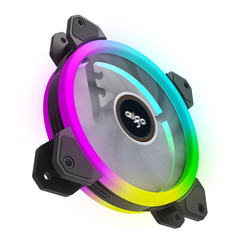 Kit Ventoinhas Aigo DR12 5in1 RGB 5x120mm, Com Controladora, Aigo-DR12-5in1 - miniatura 5