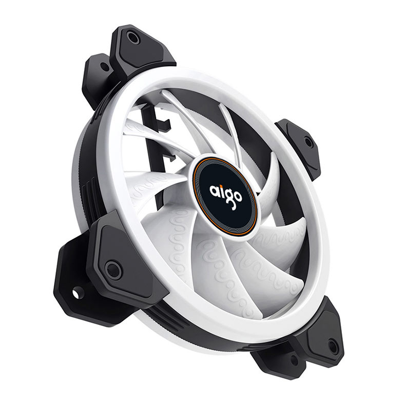 Kit Ventoinhas Aigo DR12 5in1 RGB 5x120mm, Com Controladora, Aigo-DR12-5in1 - miniatura 8