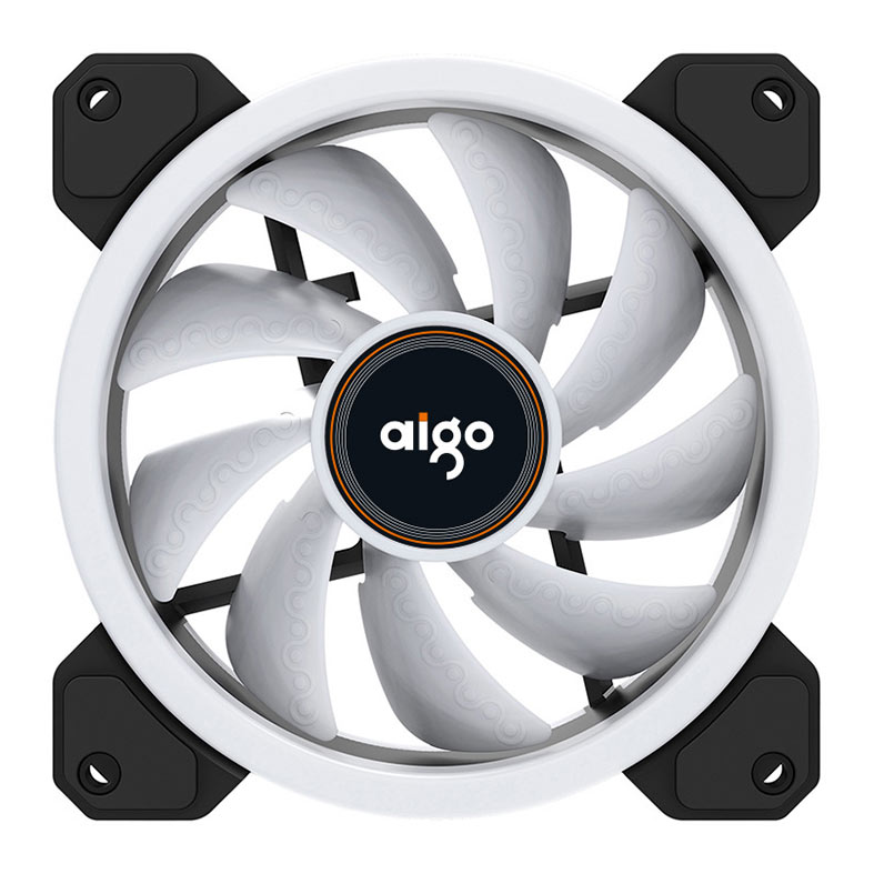 Kit Ventoinhas Aigo DR12 5in1 RGB 5x120mm, Com Controladora, Aigo-DR12-5in1 - miniatura 7