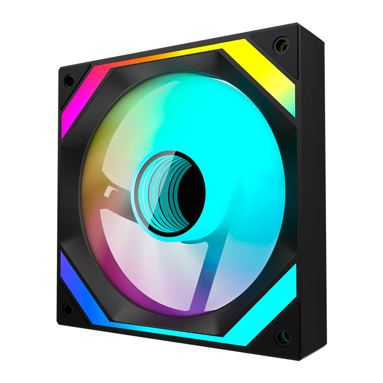 Ventoinha Aigo Darkflash AIR12, ARGB, 120mm, Preto, AIR-12-BK - miniatura 4