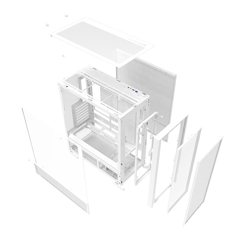 Gabinete Gamer Aigo Darkflash AIRNOVA, Mid-Tower, Lateral de Vidro, Com 3 Fans,ARGB, Branco, AIR-NOVA-WHITE - miniatura 11
