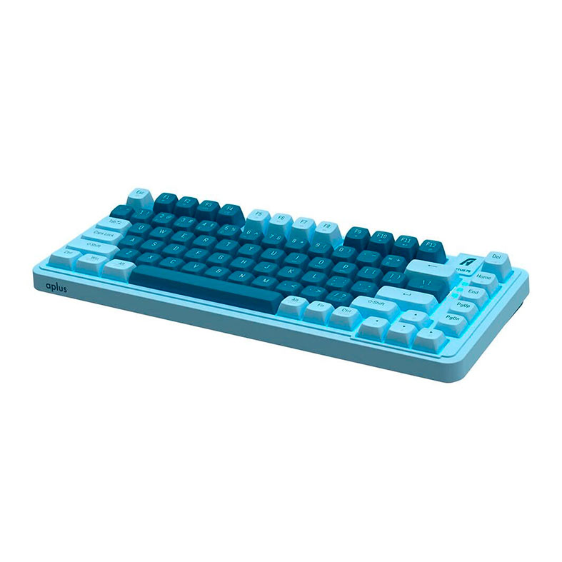 Teclado Mecanico A+ Plus Gasket Cetus, 75%, Led Azul, Switch Red Jerszzy, Azul, AK200 - miniatura 4
