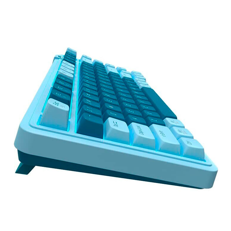 Teclado Mecanico A+ Plus Gasket Cetus, 75%, Led Azul, Switch Red Jerszzy, Azul, AK200 - miniatura 5