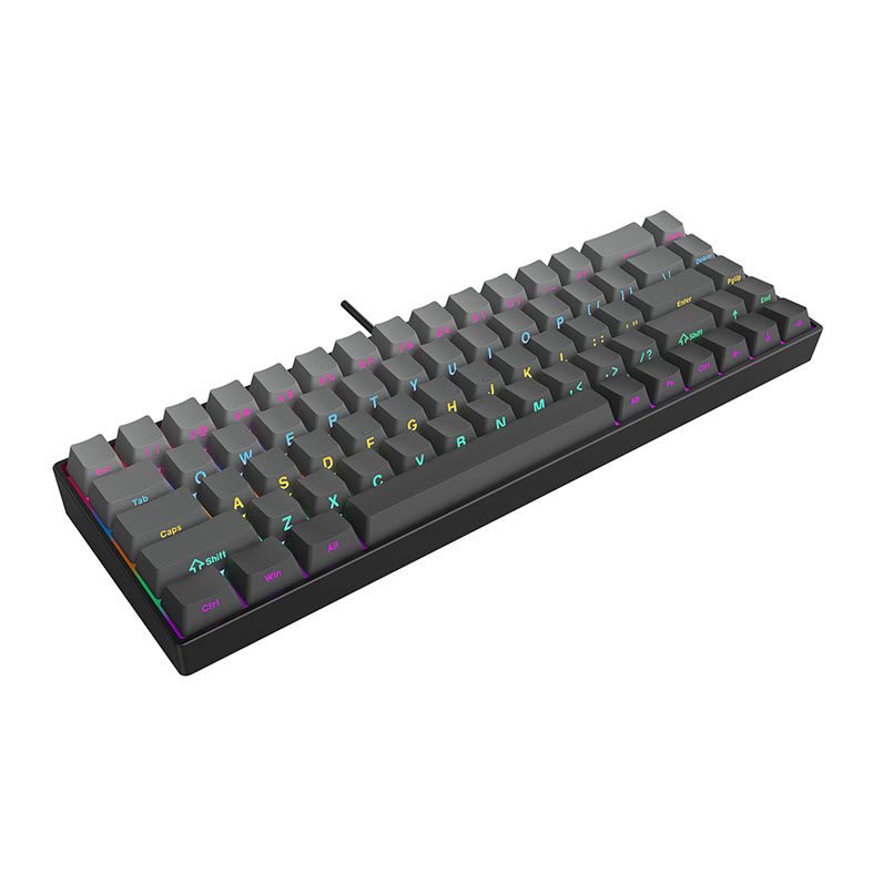 Teclado Mecanico Ajazz AK680, Rainbow, Switch Marrom, Gradiente Cinza, AK680-GG - miniatura 5