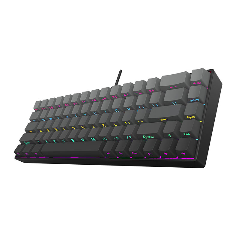 Teclado Mecanico Ajazz AK680, Rainbow, Switch Marrom, Gradiente Cinza, AK680-GG - miniatura 4
