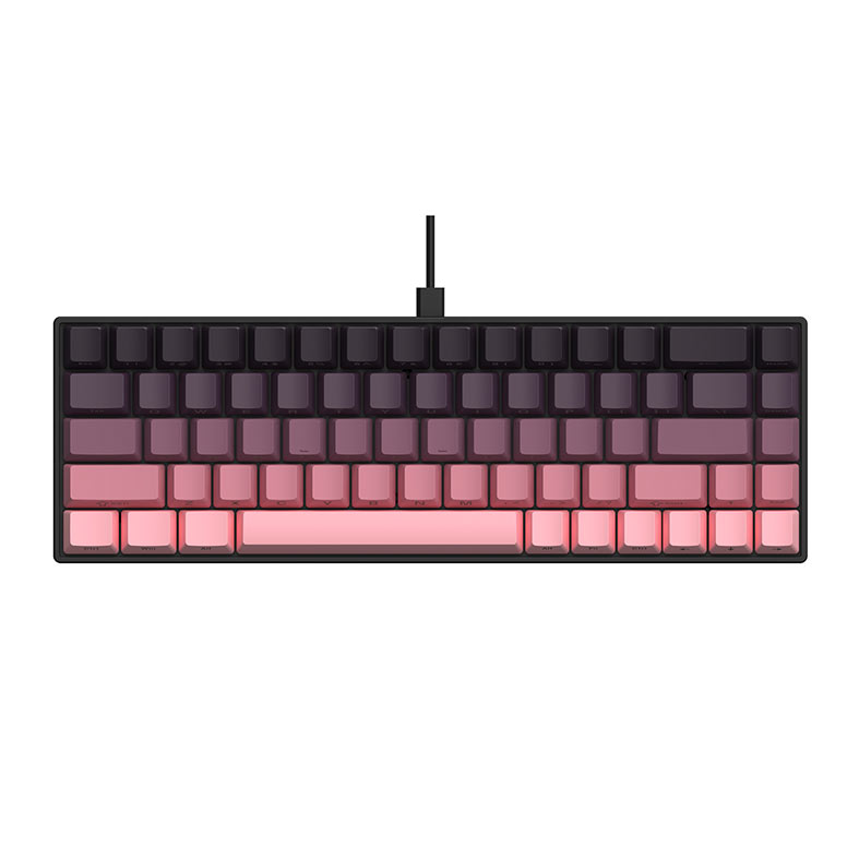 Teclado Mecanico Ajazz AK680, Rainbow, Switch Marrom, Gradiente Pink, AK680-GP - miniatura 5