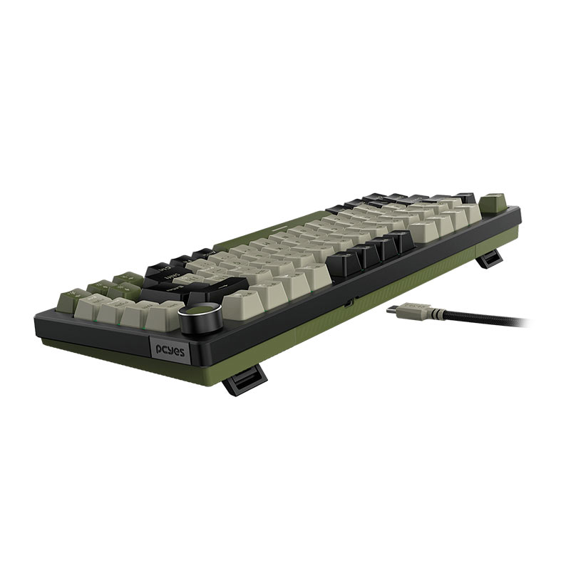 Teclado Mecanico PCYES Arkeum, 75%, Led, ABNT2, Switch Red, Cammo Edition, AKCM75RBR - miniatura 4