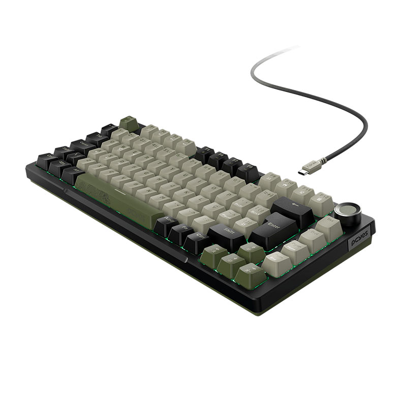 Teclado Mecanico PCYES Arkeum, 75%, Led, ABNT2, Switch Red, Cammo Edition, AKCM75RBR - miniatura 3