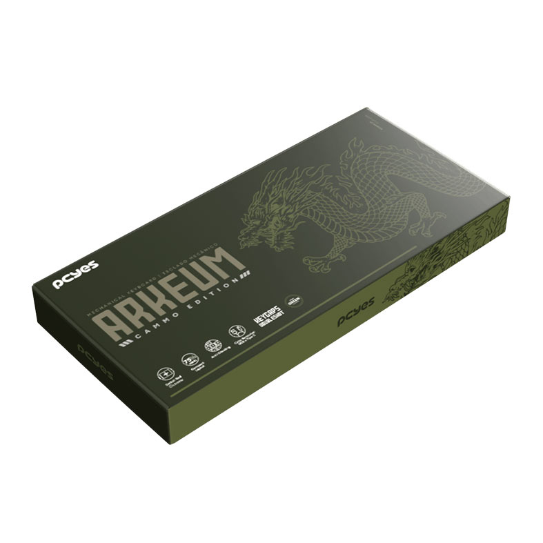 Teclado Mecanico PCYES Arkeum, 75%, Led, ABNT2, Switch Red, Cammo Edition, AKCM75RBR - miniatura 7