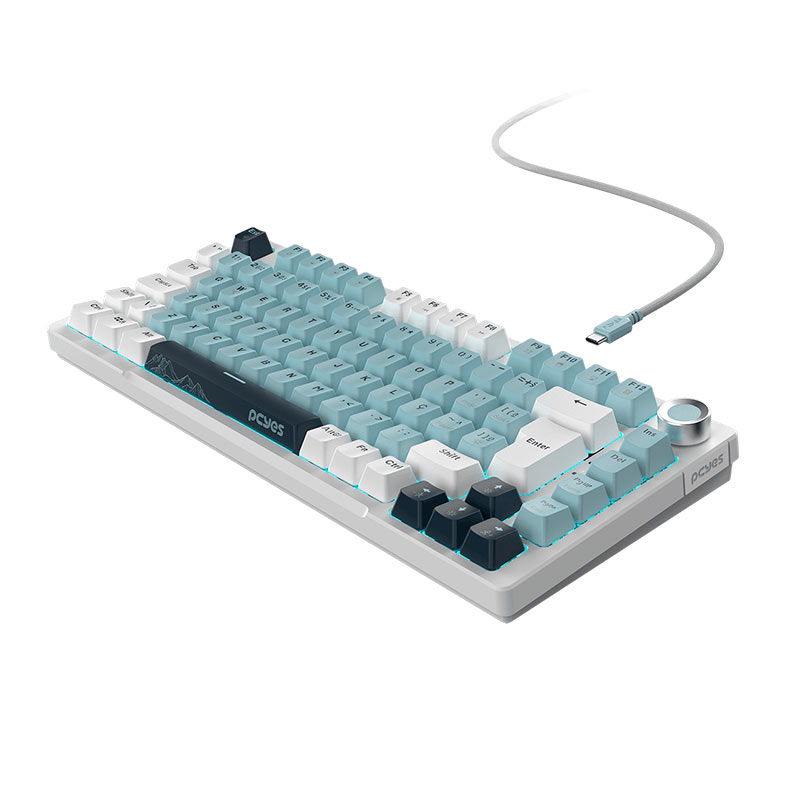 Teclado Mecanico PCYES Arkeum, 75%, Led, ABNT2, Switch Red, Summit Edition, AKSM75RBR - miniatura 3