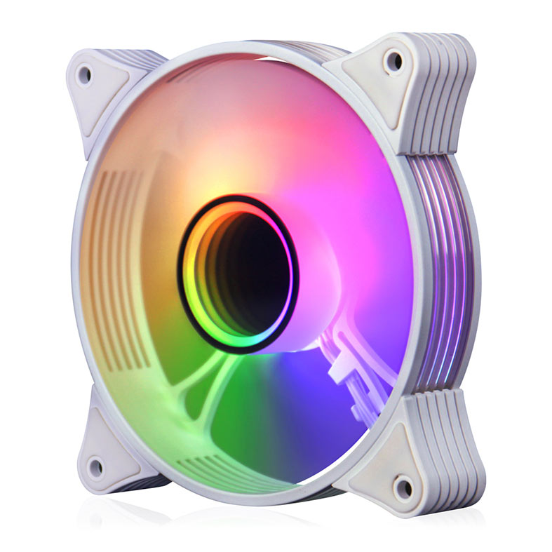 Kit Ventoinhas Aigo Darkflash AR12 Pro, ARGB, 5x120mm, Branco, AR12-PRO-5IN1-WH - miniatura 3