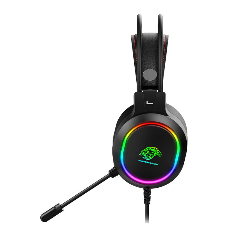 Headset Gamer K-MEX AR43, RGB, Drivers 50mm, Preto, AR43000S71PPB0X - miniatura 3