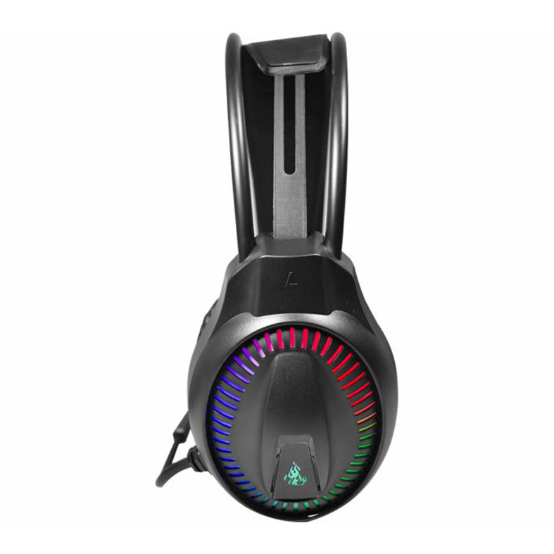 Headset Gamer K-MEX AR89, RGB, Drivers 50mm, Preto, AR8932SS21PTB0X - miniatura 3