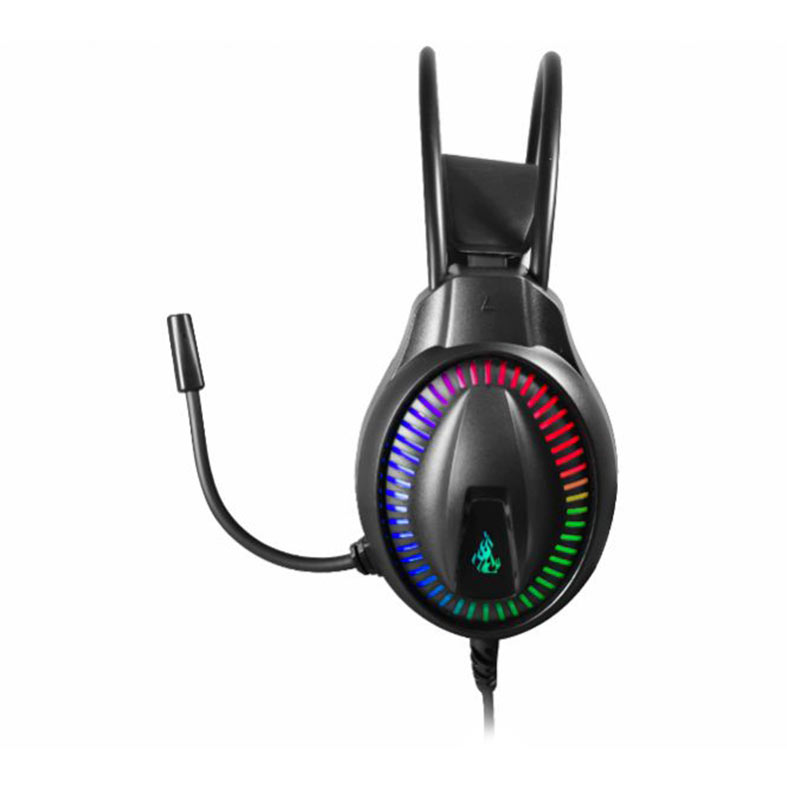 Headset Gamer K-MEX AR89, RGB, Drivers 50mm, Preto, AR8932SS21PTB0X - miniatura 6