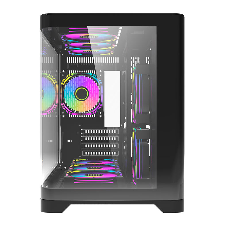 Gabinete Gamer Aigo Darkflash Arc1, Mid-Tower, Lateral De Vidro, Preto, ARC1-BK - miniatura 3