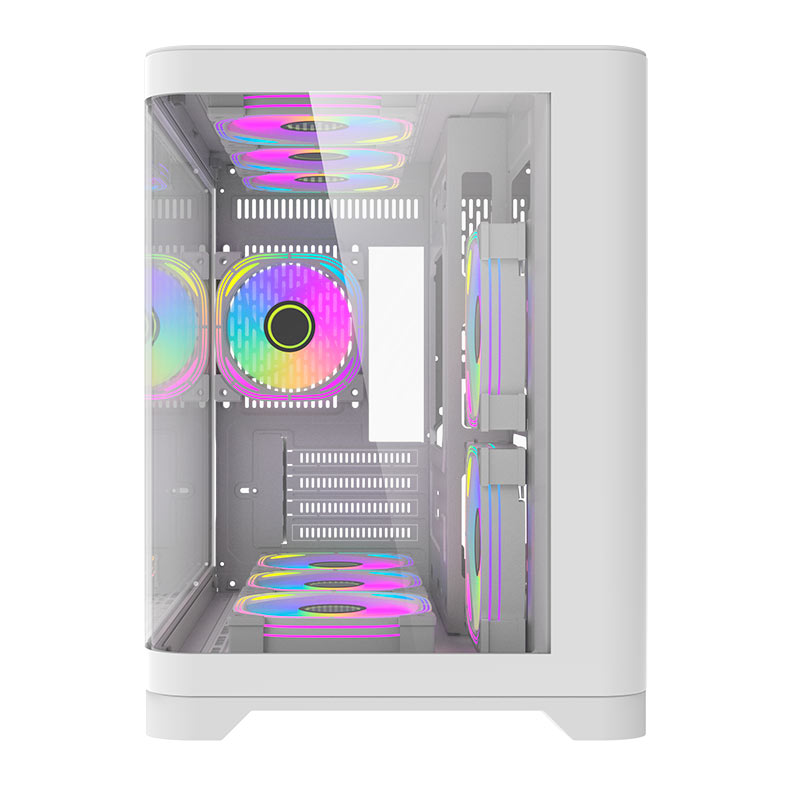 Gabinete Gamer Aigo Darkflash Arc1, Mid-Tower, Lateral De Vidro, Branco, ARC1-WH - miniatura 3