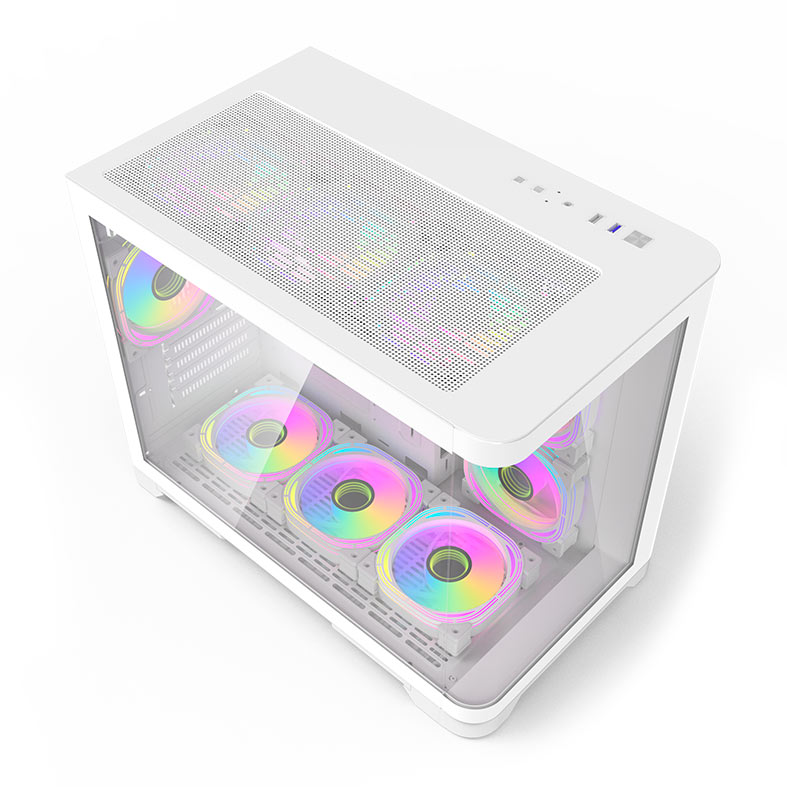 Gabinete Gamer Aigo Darkflash Arc1, Mid-Tower, Lateral De Vidro, Branco, ARC1-WH - miniatura 5