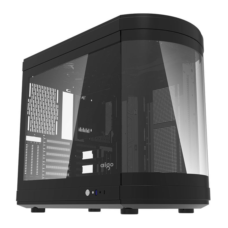 Gabinete Gamer Aigo ARC3, Mid-Tower, Lateral de Vidro, Preto, ARC3-BK - imagem 1