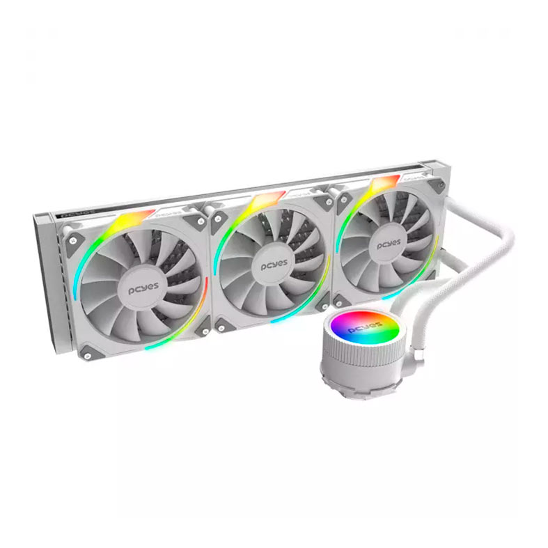 Water Cooler Pcyes Sangue Frio 3, ARGB, 360mm, Branco, ARGBSF3360WGBR - miniatura 3