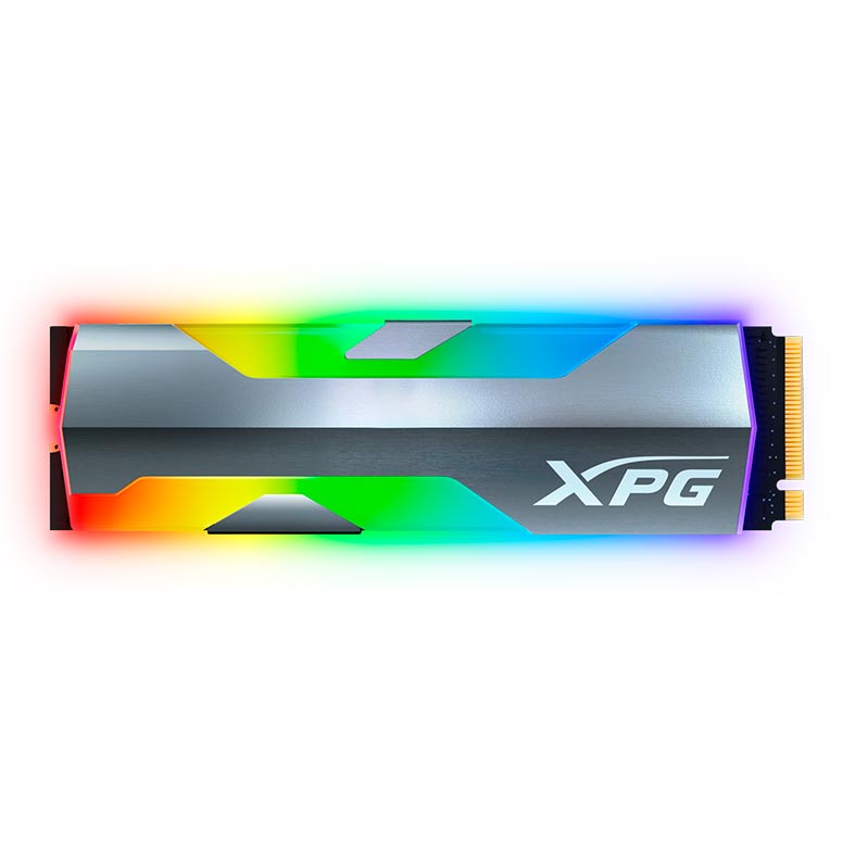 SSD Adata XPG Spectrix S20G, RGB, 500GB, M.2 2280, PCIe NVMe, Leitura 2500MB/s, Gravacao 1800MB/s, ASPECTRIXS20G-500G-C - imagem 1