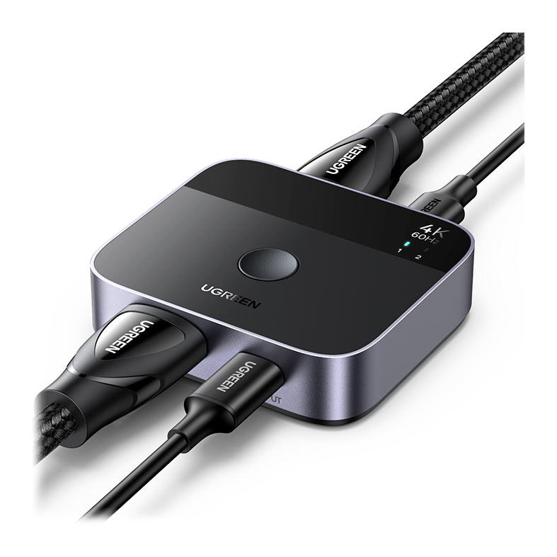 Switch HDMI Ugreen 1P Entrada HDMI/ 2P Entrada USB-C/ 1P Saida HDMI, AW503 - miniatura 3