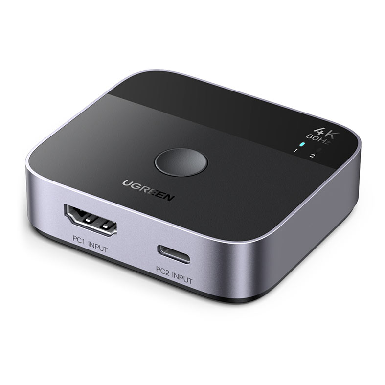 Switch HDMI Ugreen 1P Entrada HDMI/ 2P Entrada USB-C/ 1P Saida HDMI, AW503 - imagem 1