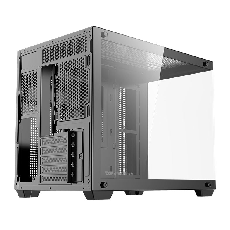 Gabinete Gamer Aigo DarkFlash B275 PRO, Lateral de Vidro, Com 6 fans, ARGB, Preto, B275-PRO-BLACK - miniatura 9