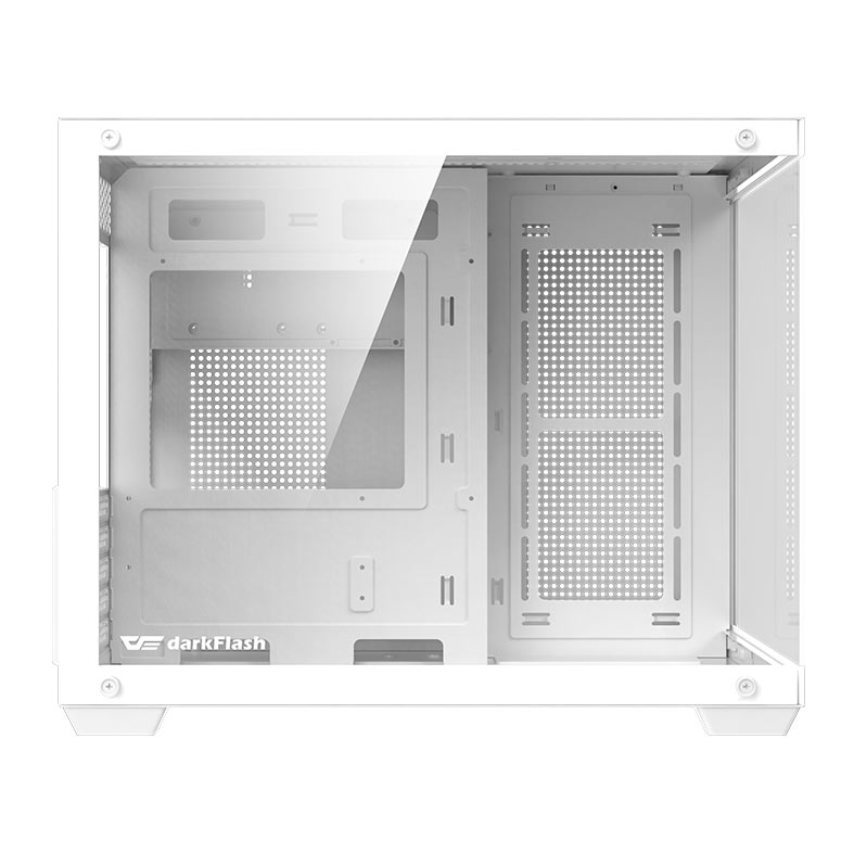 Gabinete Gamer Aigo DarkFlash B275 PRO, Lateral de Vidro, Com 6 fans, ARGB, Branco, B275-PRO-WHITE - miniatura 5