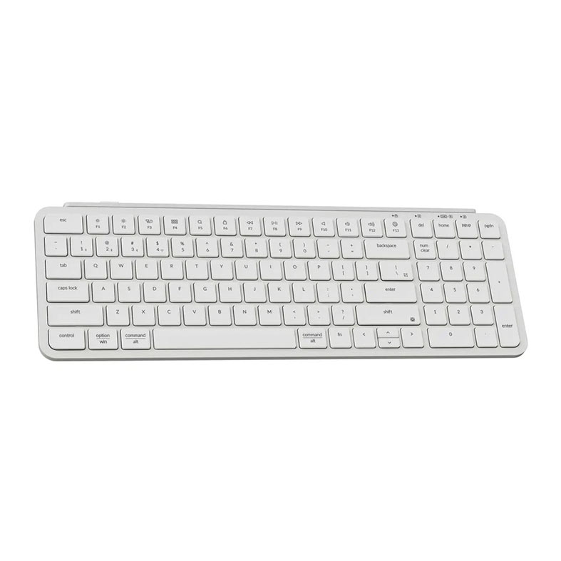 Teclado Keychron B2 Pro, Ultra-Slim, Wireless, Ivory White, B2P-K8 - miniatura 3