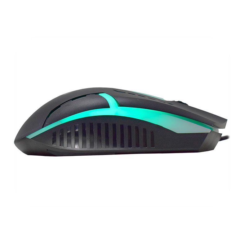 Combo Gamer K-MEX, Rainbow, Teclado ABNT2, Mouse 1000 DPI, Mousepad Pequeno, Preto, B3KM5228U11CB1X - miniatura 6