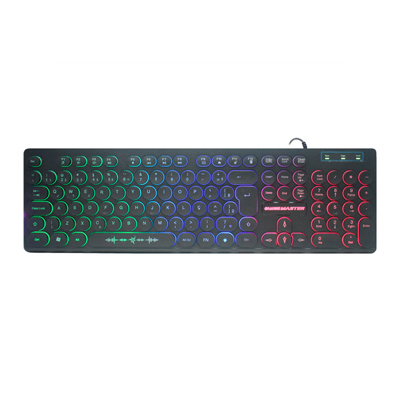 Combo Gamer K-MEX, Rainbow, ABNT2, 1500DPI, Mousepad Pequeno, B3KM7628U11CB1X - miniatura 3