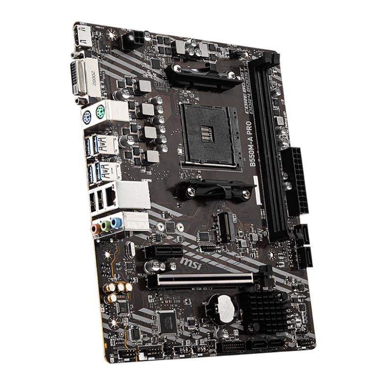 Placa Mae MSI B550M-A PRO, DDR4, Socket AM4, M-ATX, Chipset AMD B550, B550M-A PRO - miniatura 4