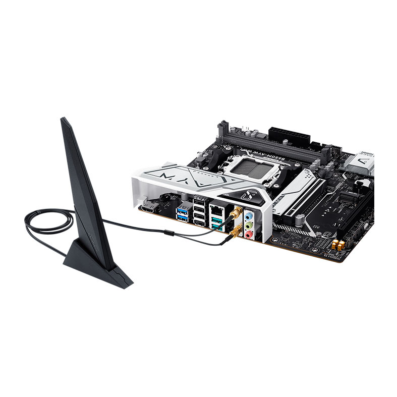 Placa Mae Asus B650M-AYW WiFi, DDR5, Socket AMD AM5, M-ATX, Chipset AMD B650, B650M-AYW-WIFI - miniatura 6