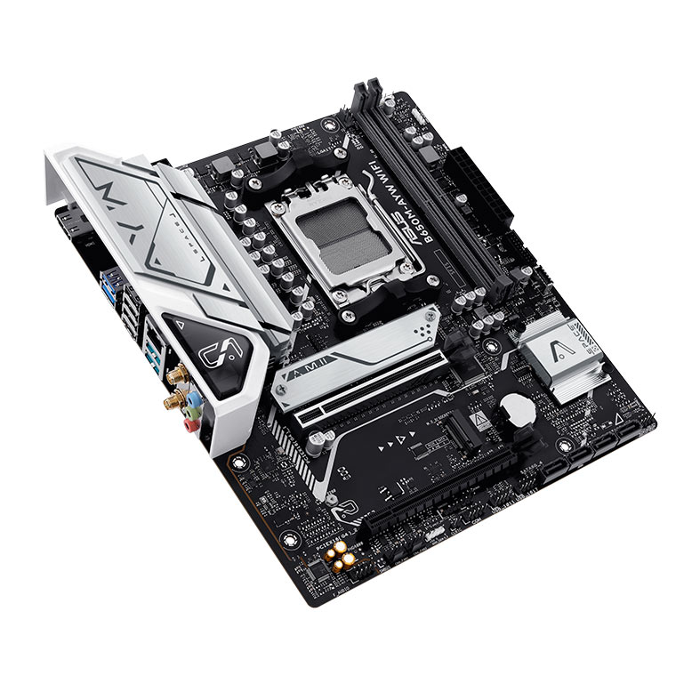 Placa Mae Asus B650M-AYW WiFi, DDR5, Socket AMD AM5, M-ATX, Chipset AMD B650, B650M-AYW-WIFI - miniatura 5