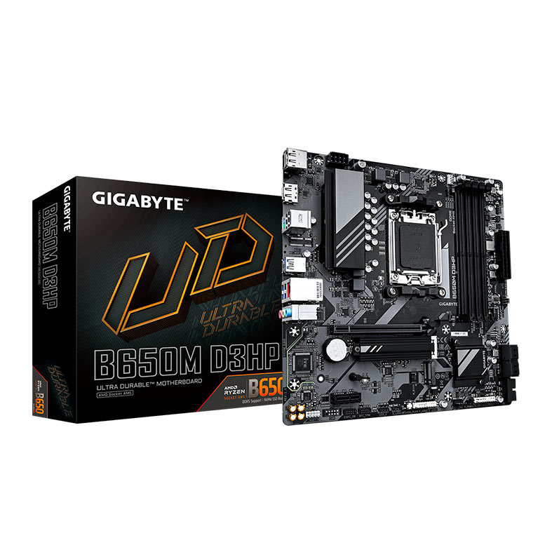 Placa Mae Gigabyte B650M D3HP, DDR5, Socket AM5, M-ATX, Chipset AMD B650, B650M-D3HP - miniatura 3