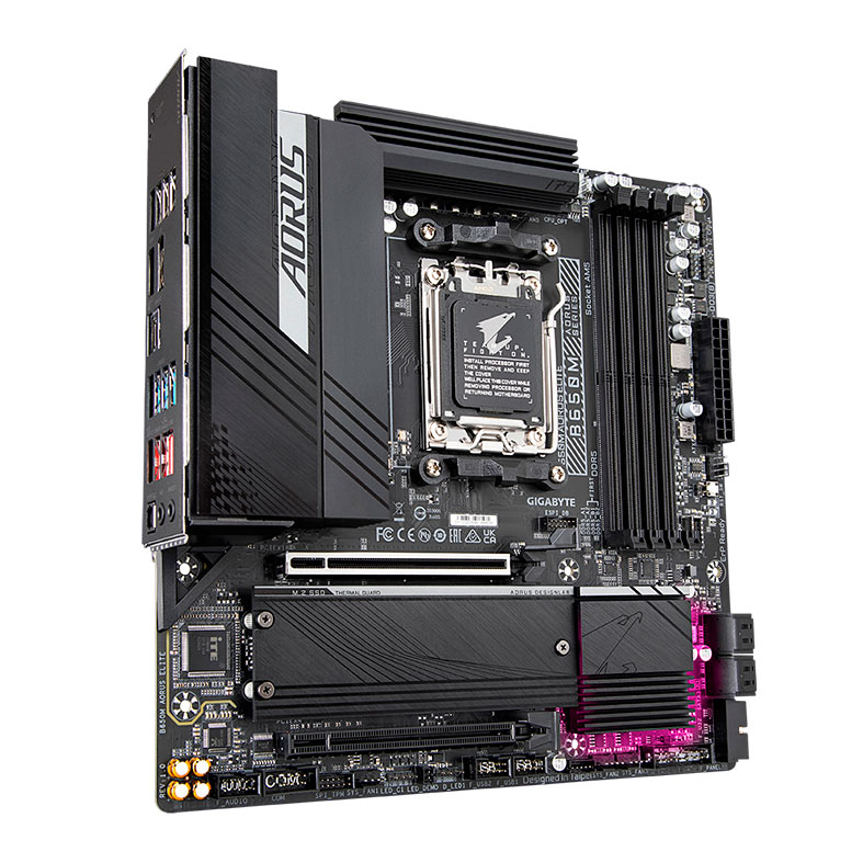 Placa Mae Gigabyte B650M Aorus Elite, DDR5, Socket AM5, M-ATX, Chipset AMD B650, B650M-AORUS-ELITE - miniatura 4