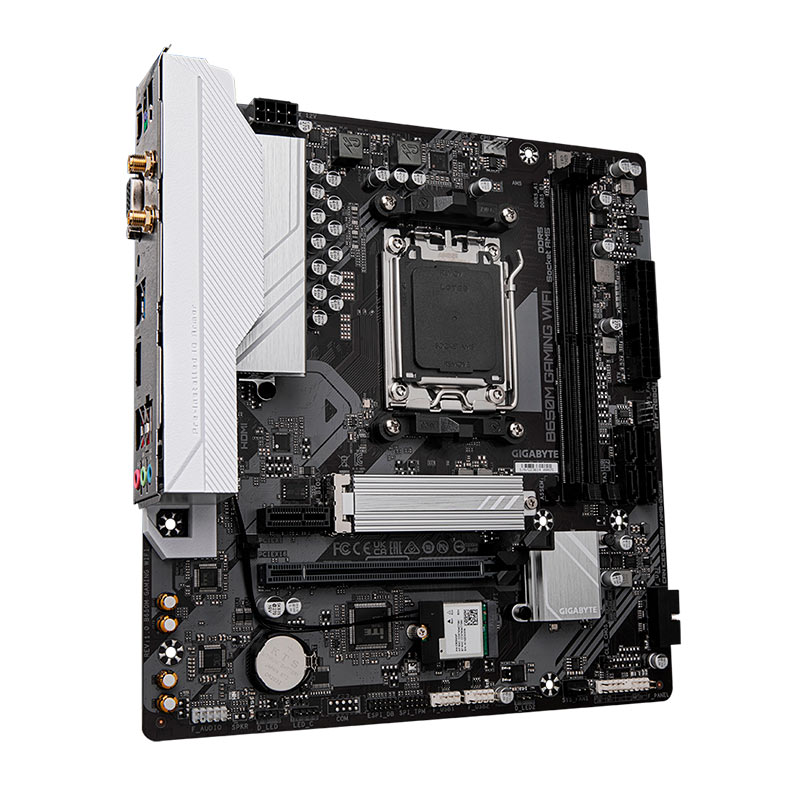 Placa Mae Gigabyte B650M Gaming Wifi, DDR5, Socket AMD AM5, M-ATX, Chipset AMD B650, B650M-GAMING-WIFI - miniatura 4