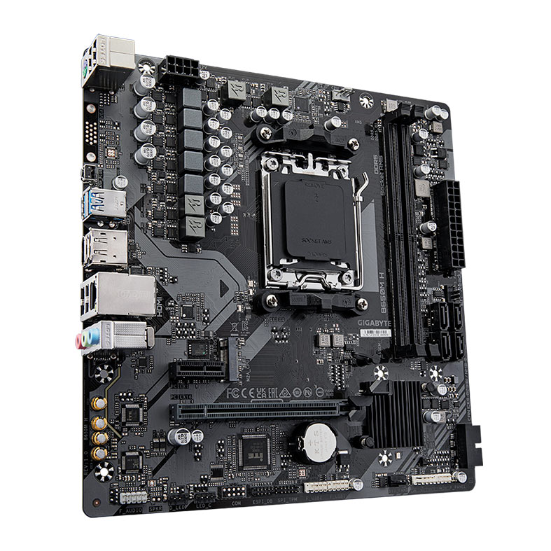 Placa Mae Gigabyte B650M H, DDR5, Socket AMD AM5, M-ATX, Chipset AMD B650, B650M-H - miniatura 4