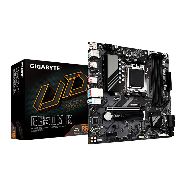 Placa Mae Gigabyte B650M K, DDR5, Socket AM5, Chipset AMD B650, B650M-K - miniatura 3
