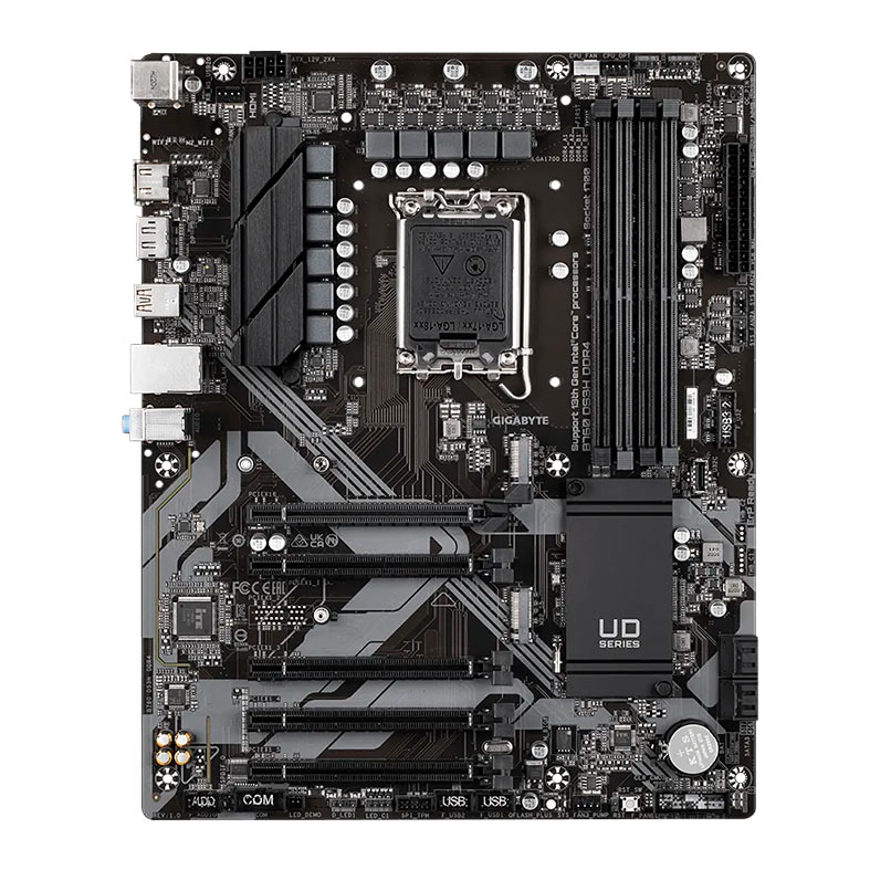Placa Mae Gigabyte B760 DS3H DDR4, LGA 1700, ATX, Chipset Intel B760, B760-DS3H-DDR4 - imagem 1