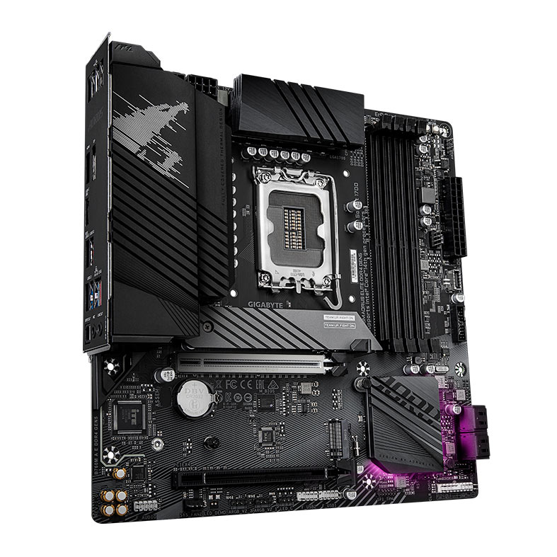 Placa Mae Gigabyte B760M Aorus Elite D4 Gen5, DDR4, LGA1700, M-ATX, Chipset Intel B760, B760M-AORUS-ELITE-D4-GEN5 - miniatura 4