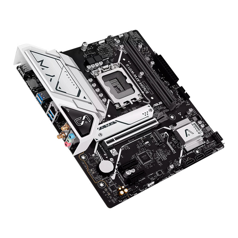 Placa Mae Asus B760M-AYW WIFI II, DDR5, Socket LGA 1700, M-ATX, Chipset Intel B760, B760M-AYW-WIFI-II - miniatura 6