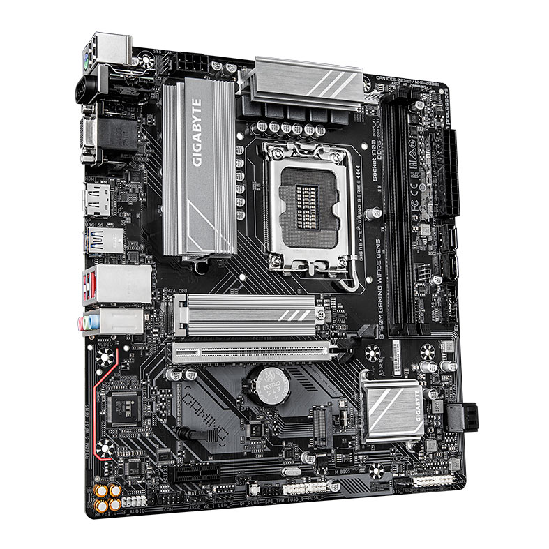 Placa Mae Gigabyte B760M Gaming Wifi6E Gen5, DDR5, LGA1700, M-ATX, Chipset Intel B760, B760M-G-WF6E-GEN5 - miniatura 4