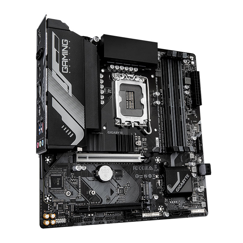 Placa Mae Gigabyte B760M Gaming X Wifi6E D4 Gen5, DDR4, LGA1700, M-ATX, Chipset Intel B760, B760M-G-X-WF6E-D4-GEN5 - miniatura 4