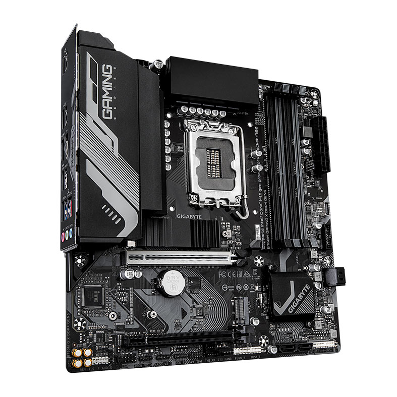 Placa Mae Gigabyte B760M Gaming X DDR4 Gen5, LGA1700, M-ATX, Chipset Intel B760, B760M-GAMING-X-DDR4-GEN5 - miniatura 4