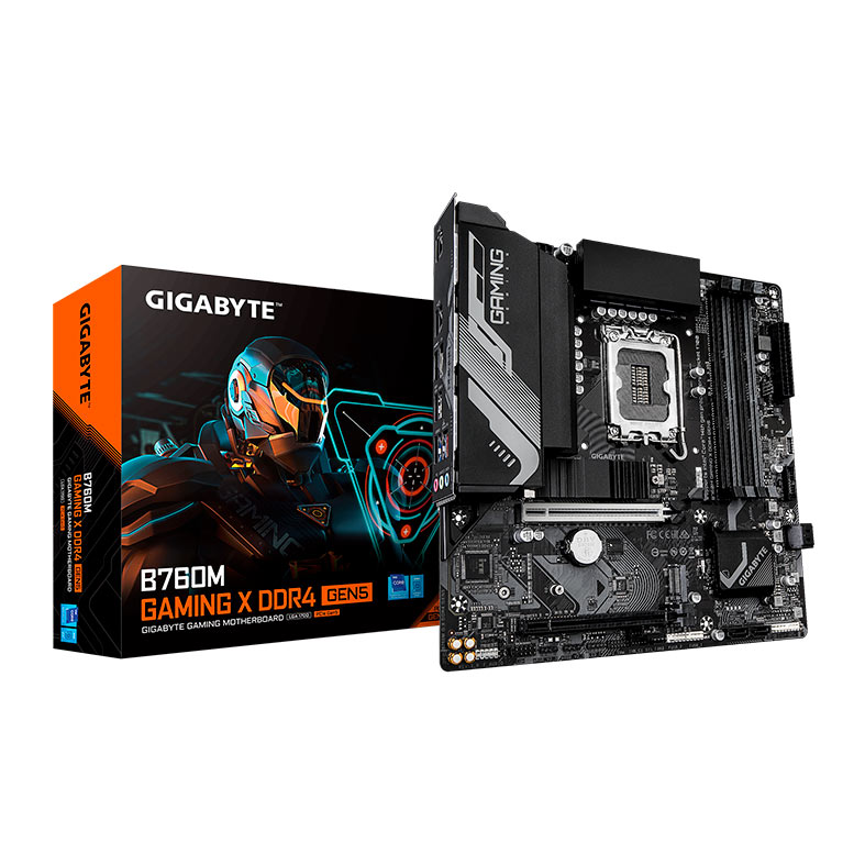 Placa Mae Gigabyte B760M Gaming X DDR4 Gen5, LGA1700, M-ATX, Chipset Intel B760, B760M-GAMING-X-DDR4-GEN5 - miniatura 3