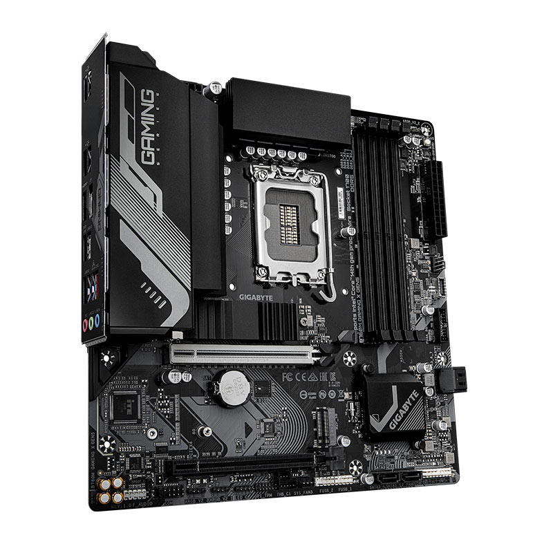 Placa Mae Gigabyte B760M Gaming X Gen5, DDR5, LGA1700, M-ATX, Chipset Intel B760, B760M-GAMING-X-DDR5-GEN5 - miniatura 4