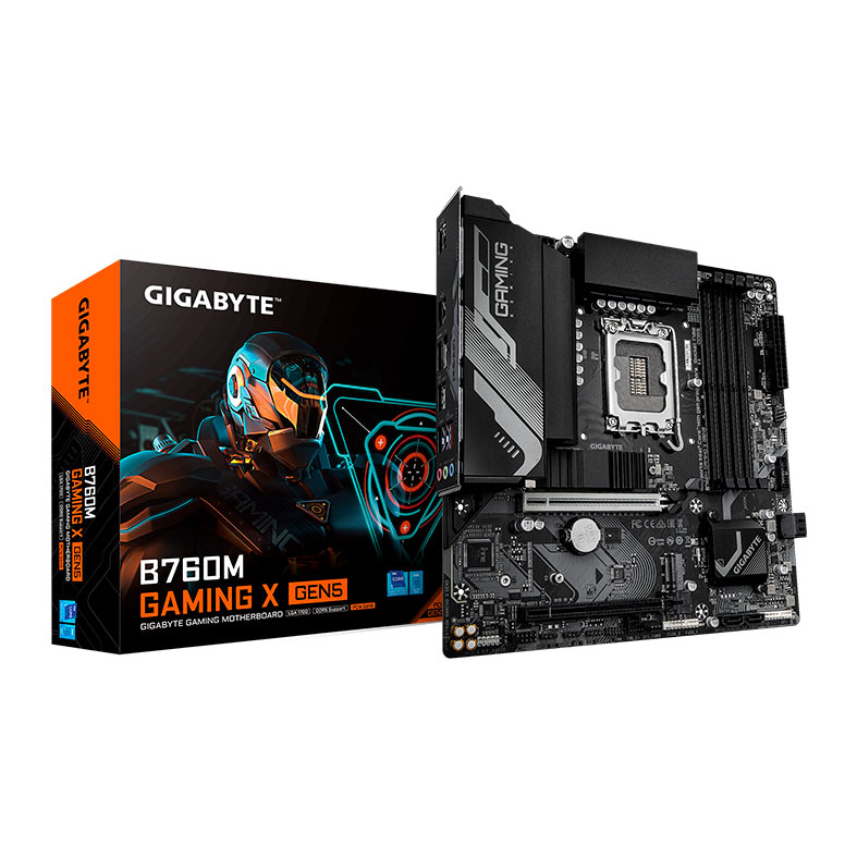 Placa Mae Gigabyte B760M Gaming X Gen5, DDR5, LGA1700, M-ATX, Chipset Intel B760, B760M-GAMING-X-DDR5-GEN5 - miniatura 3
